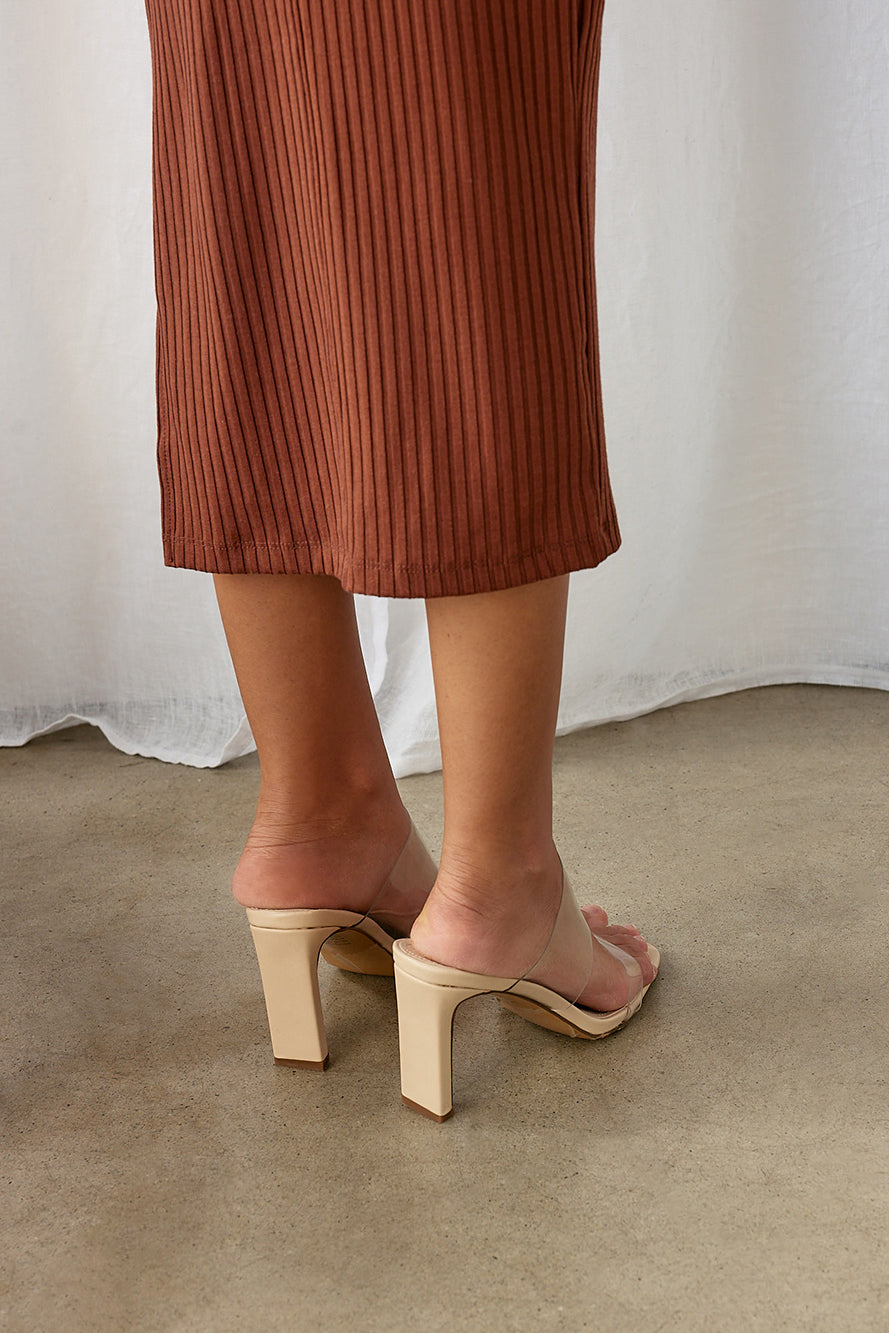 A:LIST Perry Mules Clear-Seaa Fashion