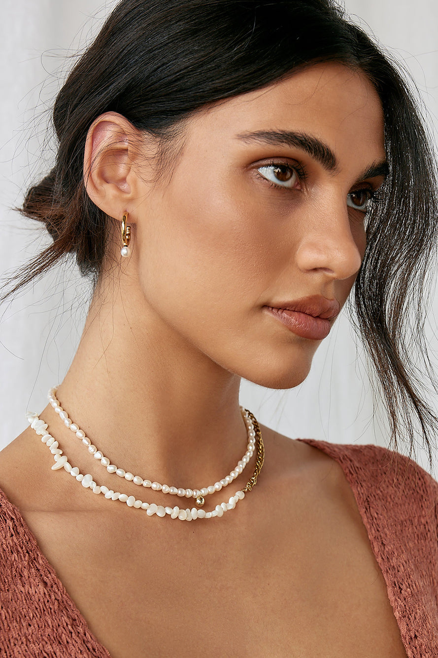 18k Gold Plated Question And Answer Necklace-Seaa Fashion