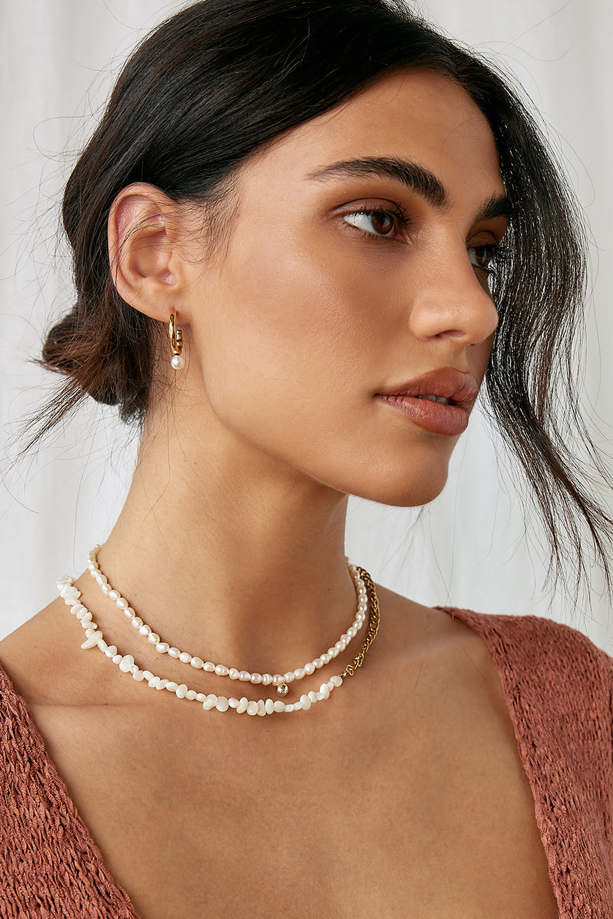 18k Gold Plated Question And Answer Necklace-Seaa Fashion