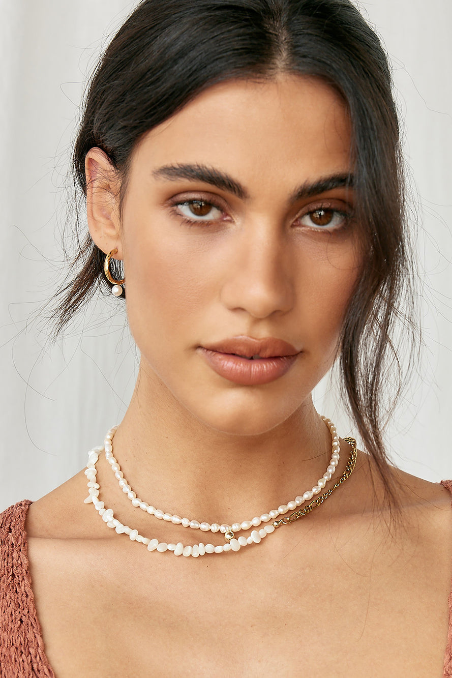 18k Gold Plated Question And Answer Necklace-Seaa Fashion