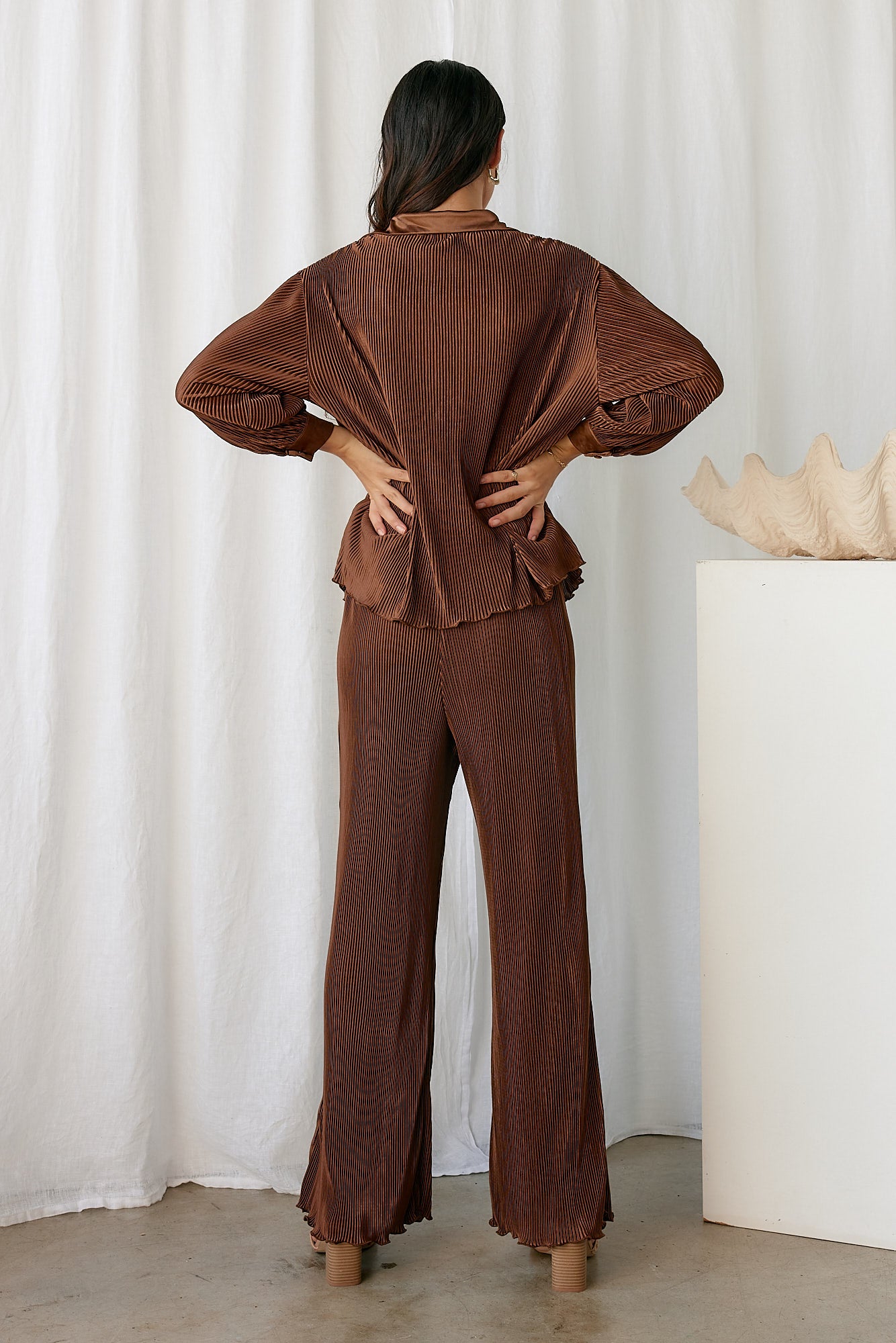Voyager Pants Brown-Seaa Fashion
