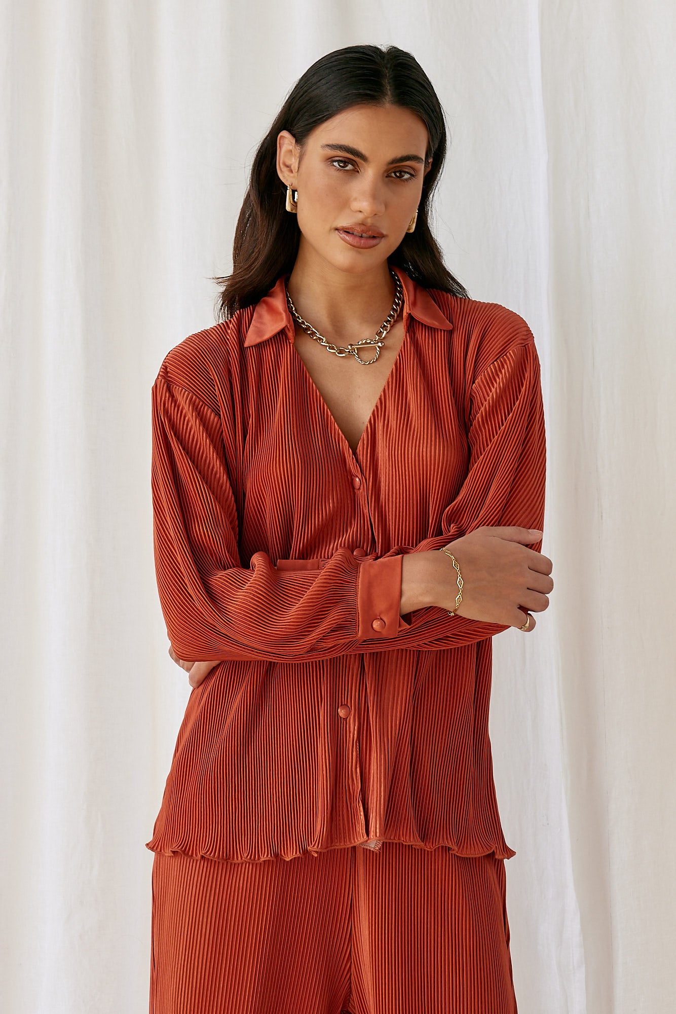 Voyager Shirt Red-Seaa Fashion