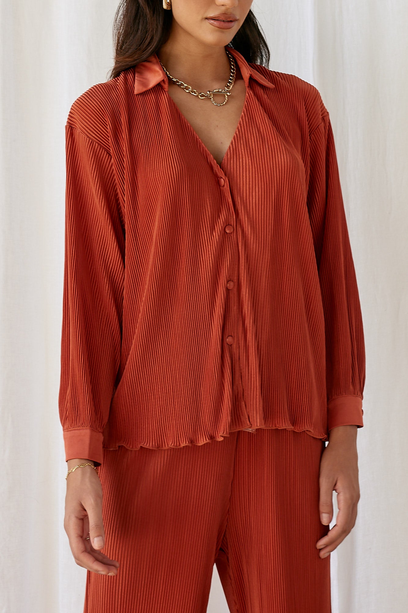 Voyager Shirt Red-Seaa Fashion