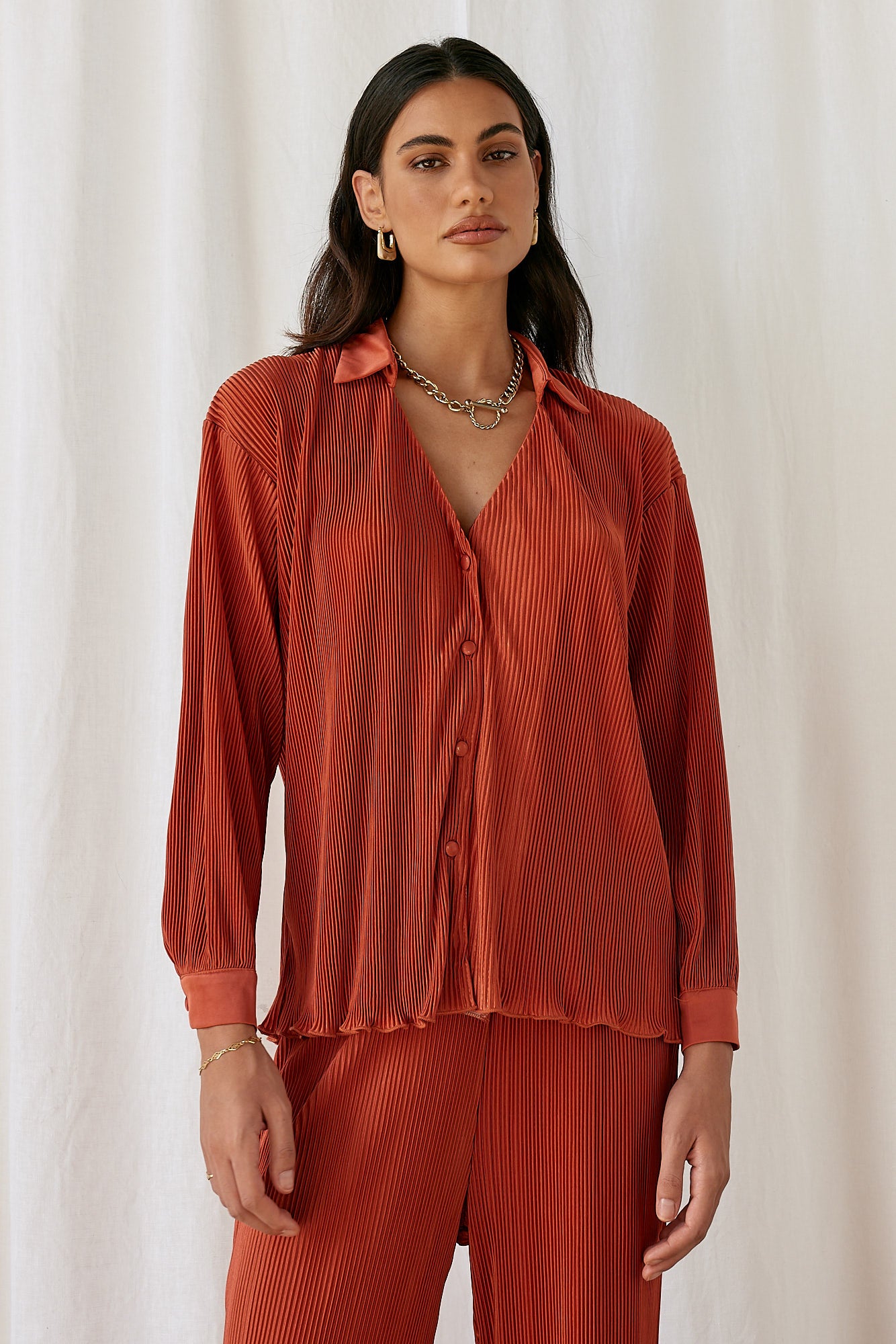 Voyager Shirt Red-Seaa Fashion
