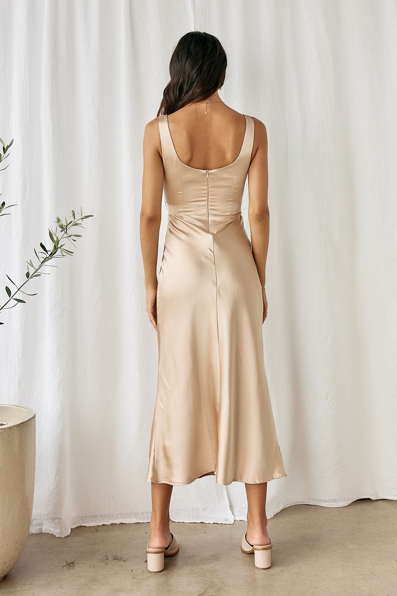 When You Breathe Maxi Dress Beige-Seaa Fashion