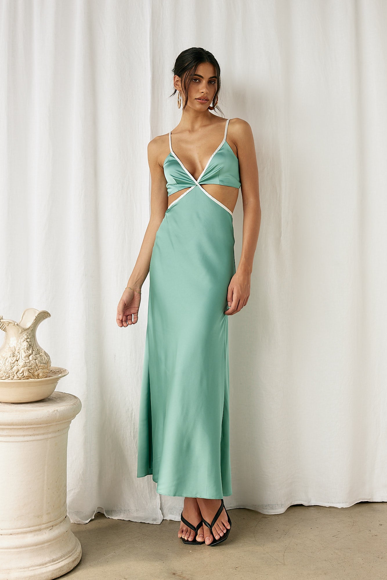 Century Celebrations Maxi Dress Aqua-Seaa Fashion