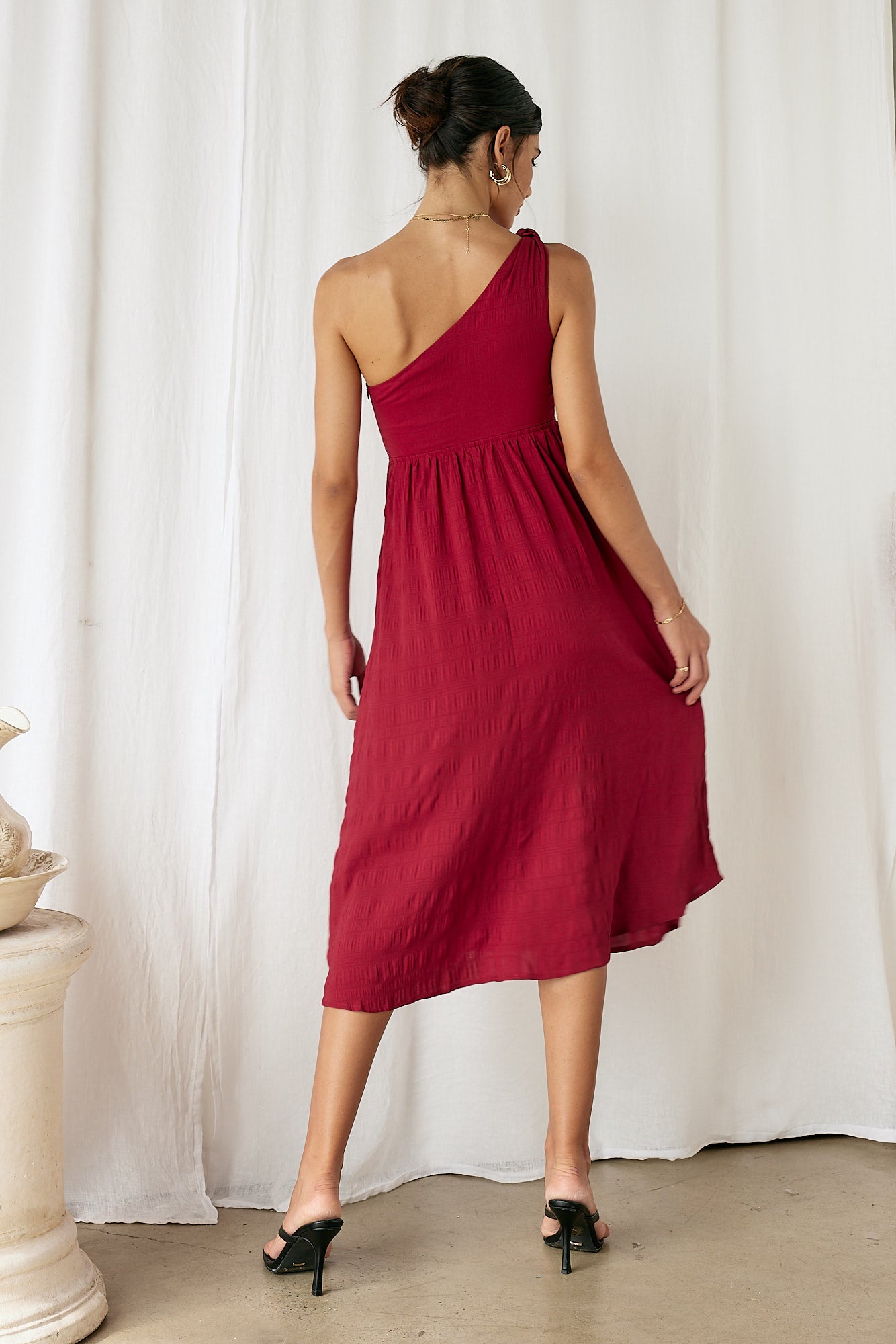 Dive In Maxi Dress Red-Seaa Fashion