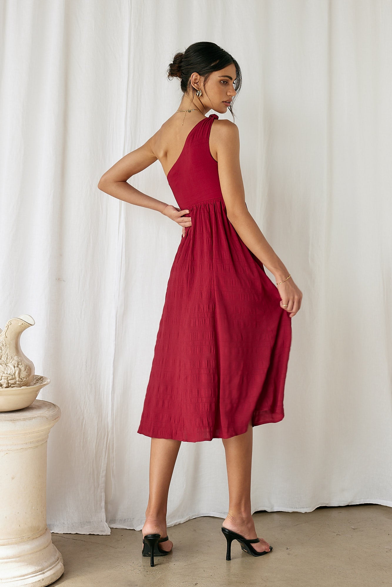 Dive In Maxi Dress Red-Seaa Fashion