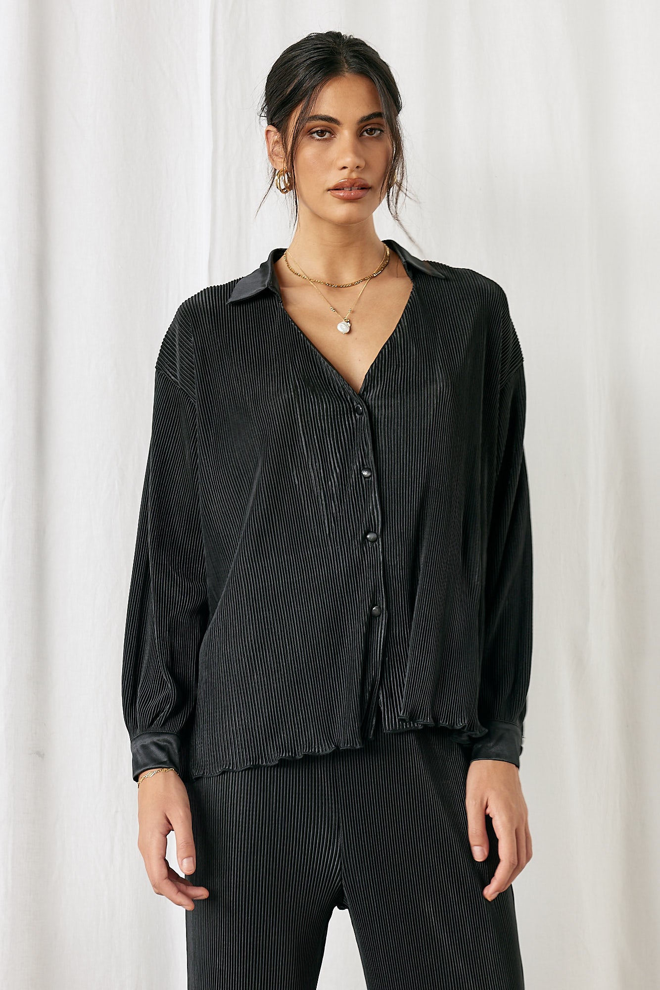 Voyager Shirt Black-Seaa Fashion