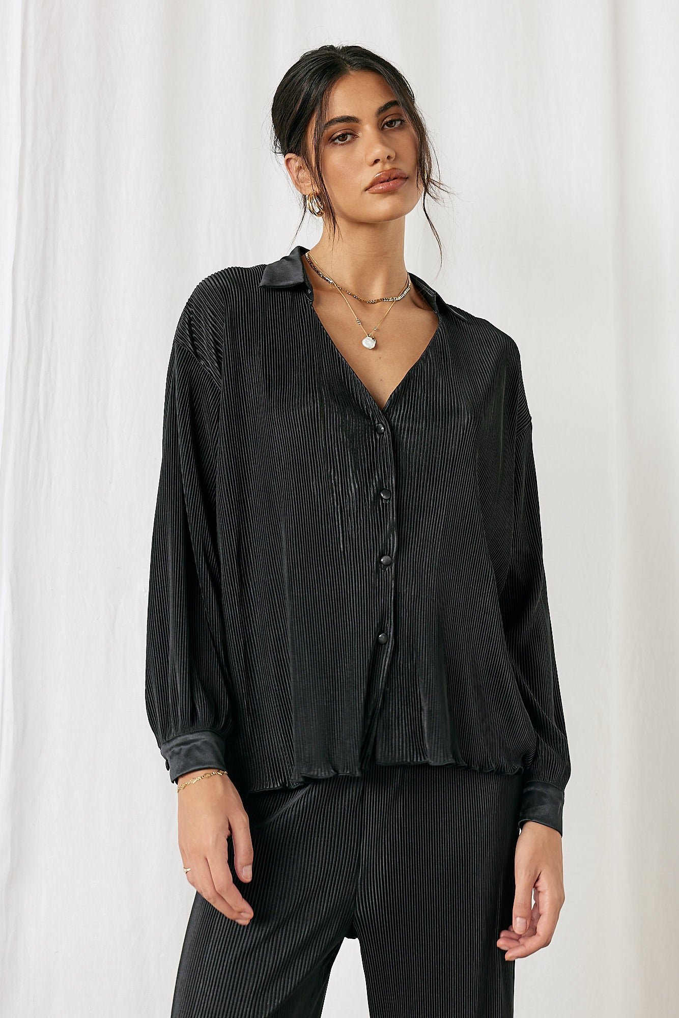 Voyager Shirt Black-Seaa Fashion