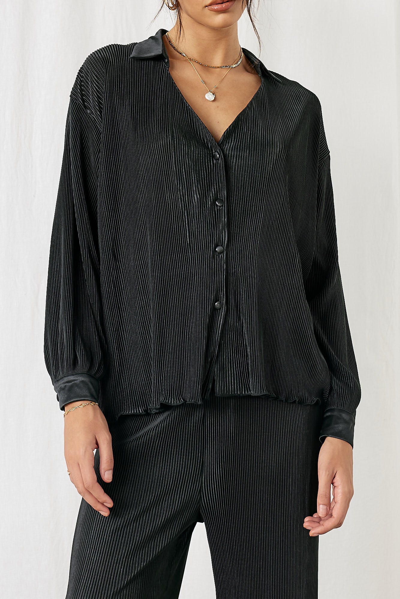 Voyager Shirt Black-Seaa Fashion