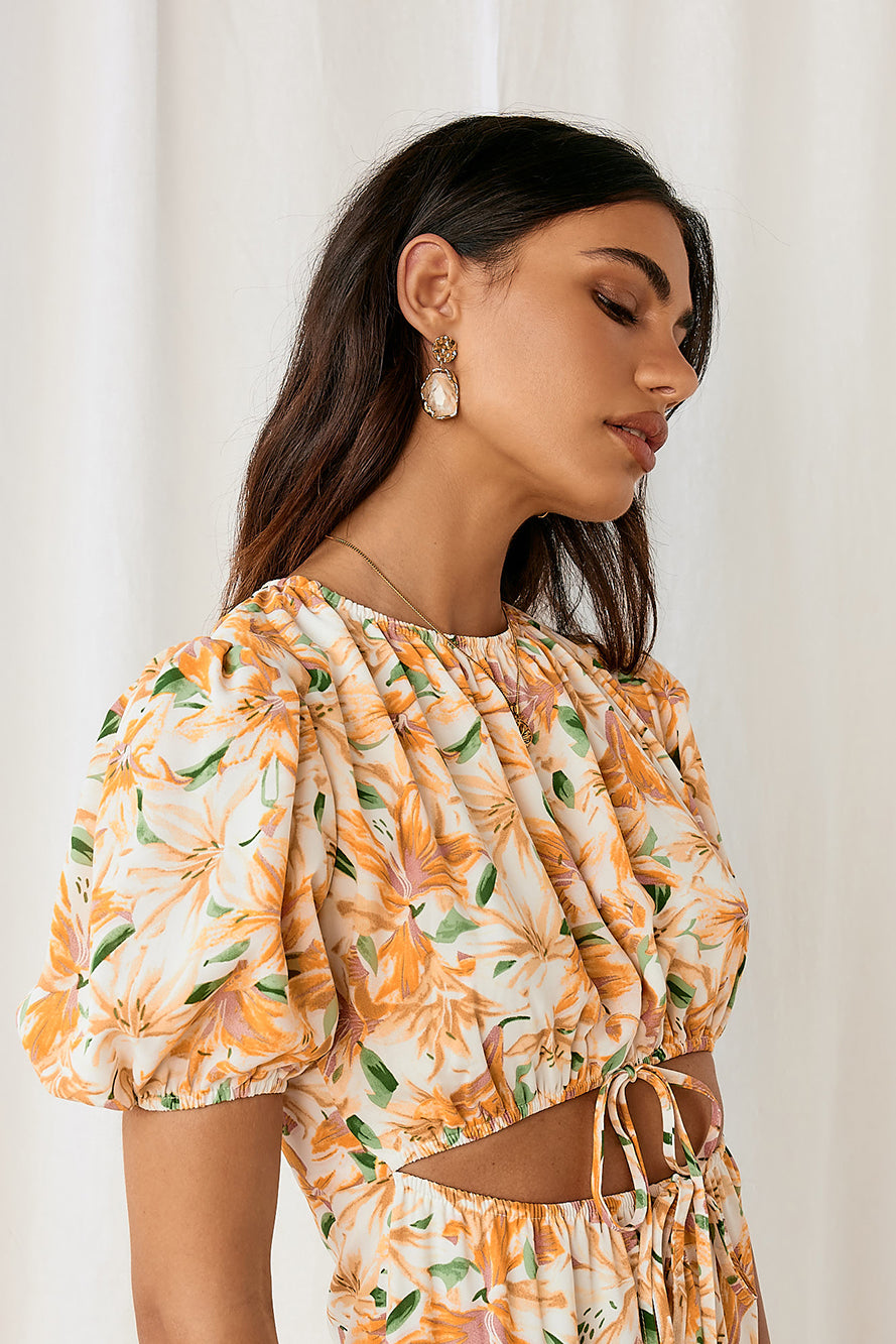 Venecia Earrings Gold-Seaa Fashion