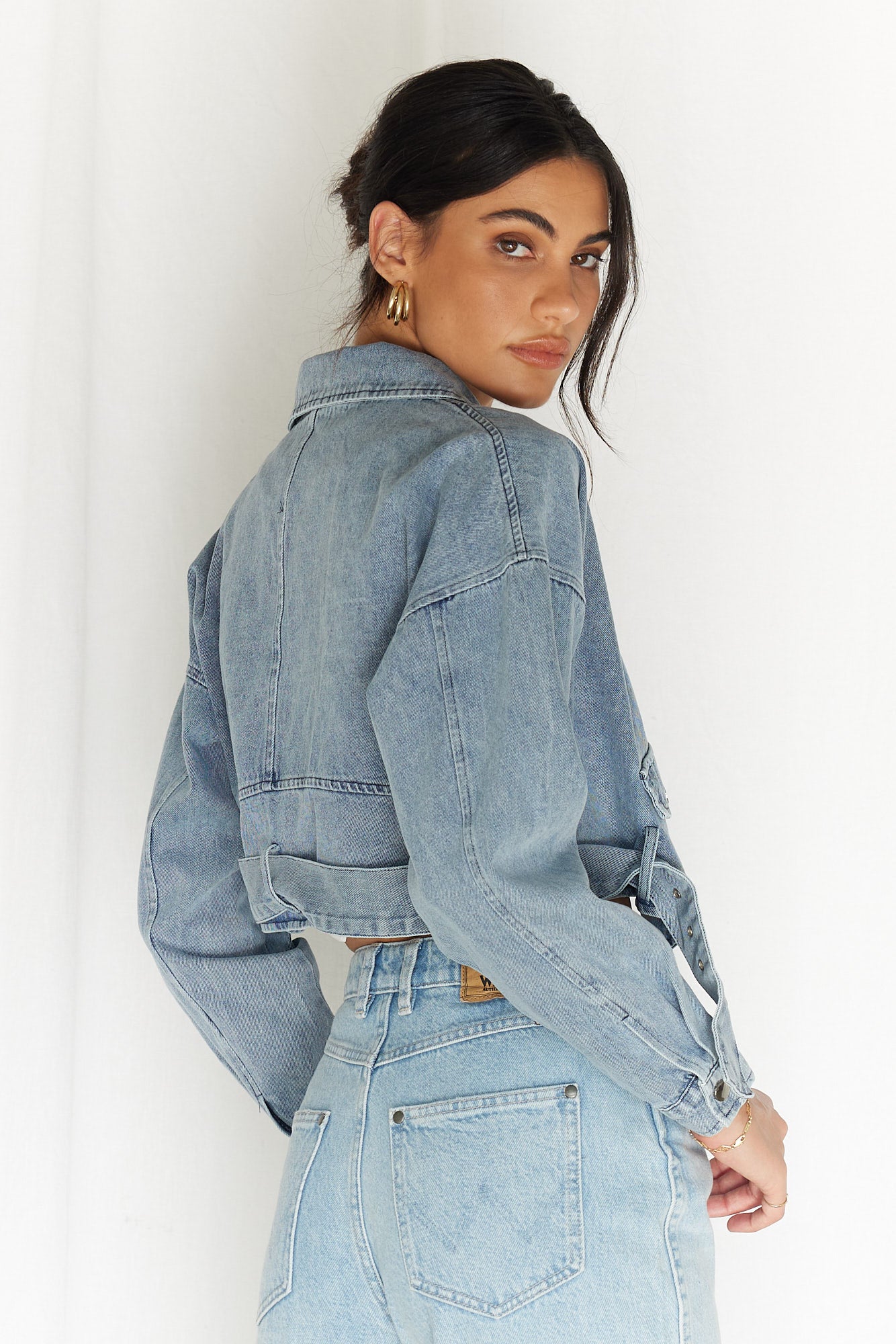 Arena Jacket Blue Denim-Seaa Fashion