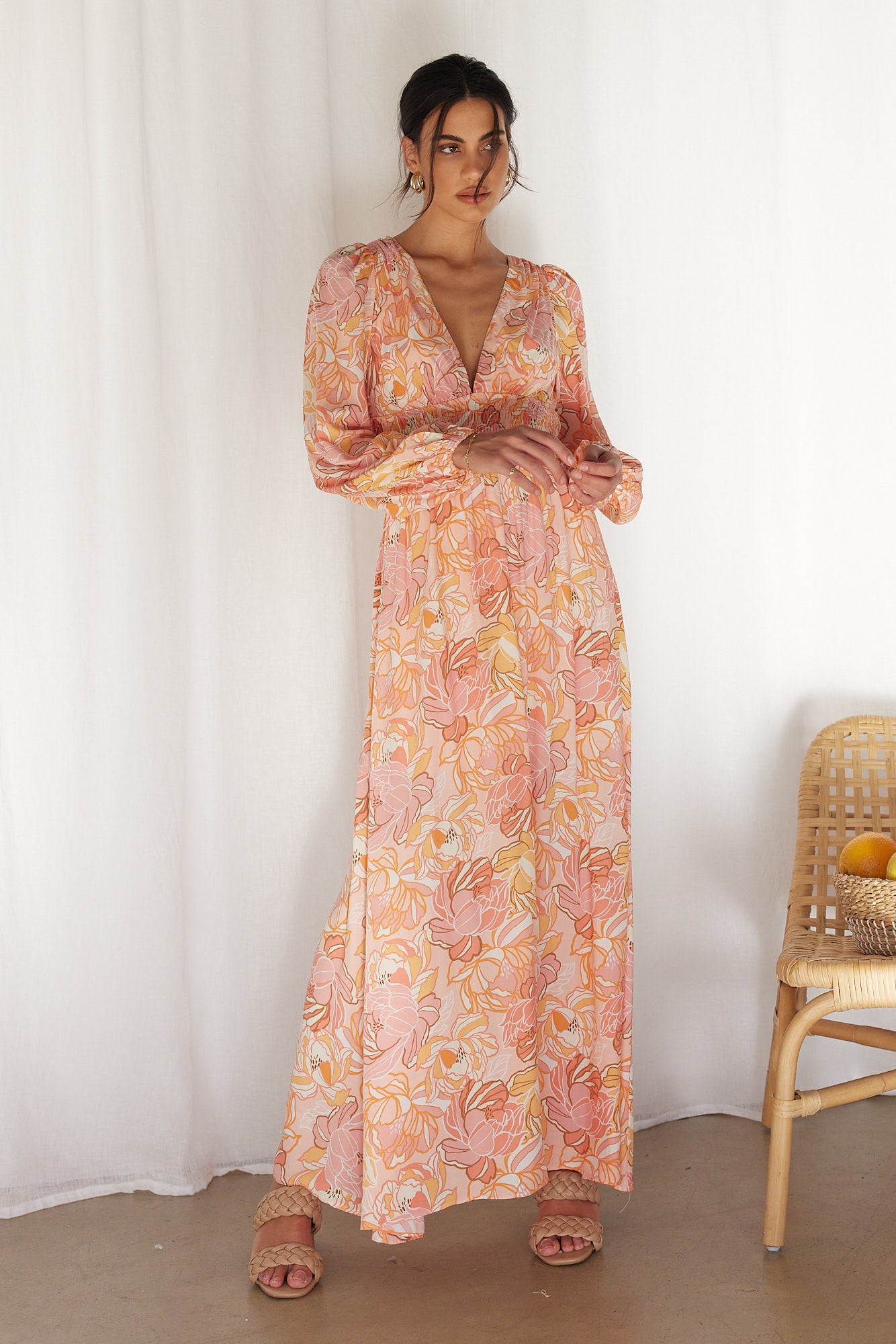 True Meaning Maxi Dress Pink-Seaa Fashion