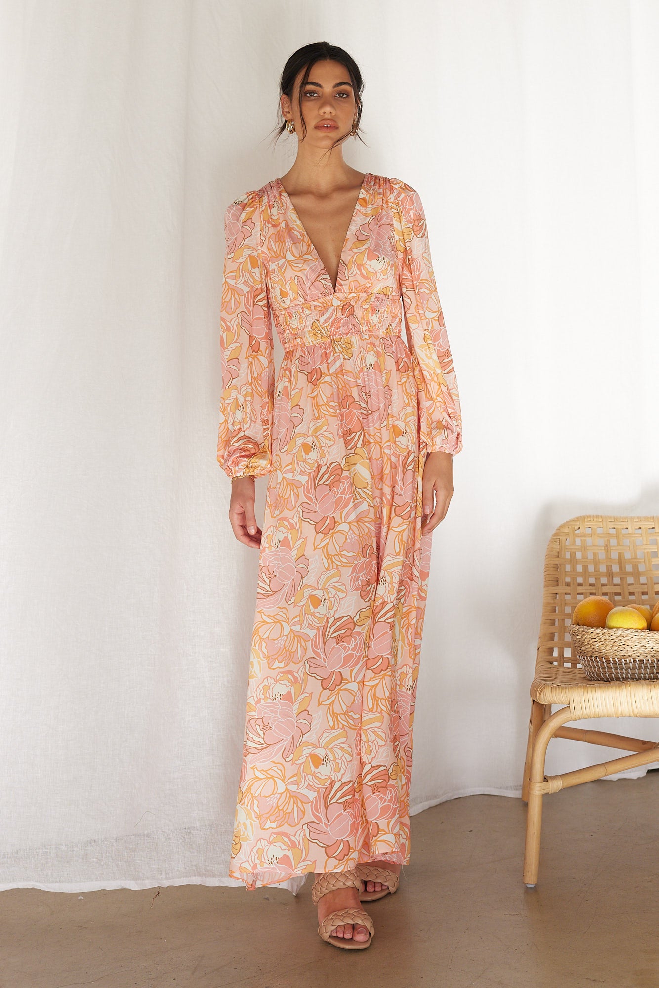 True Meaning Maxi Dress Pink-Seaa Fashion