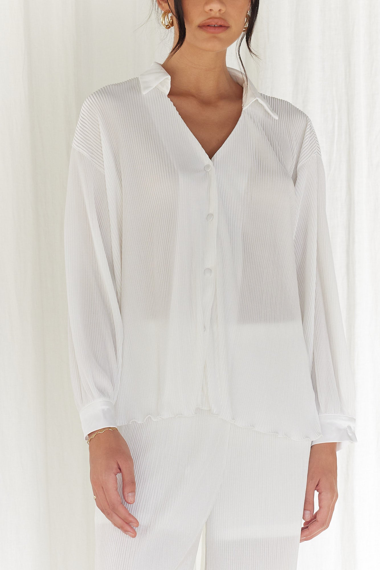 Voyager Shirt White-Seaa Fashion