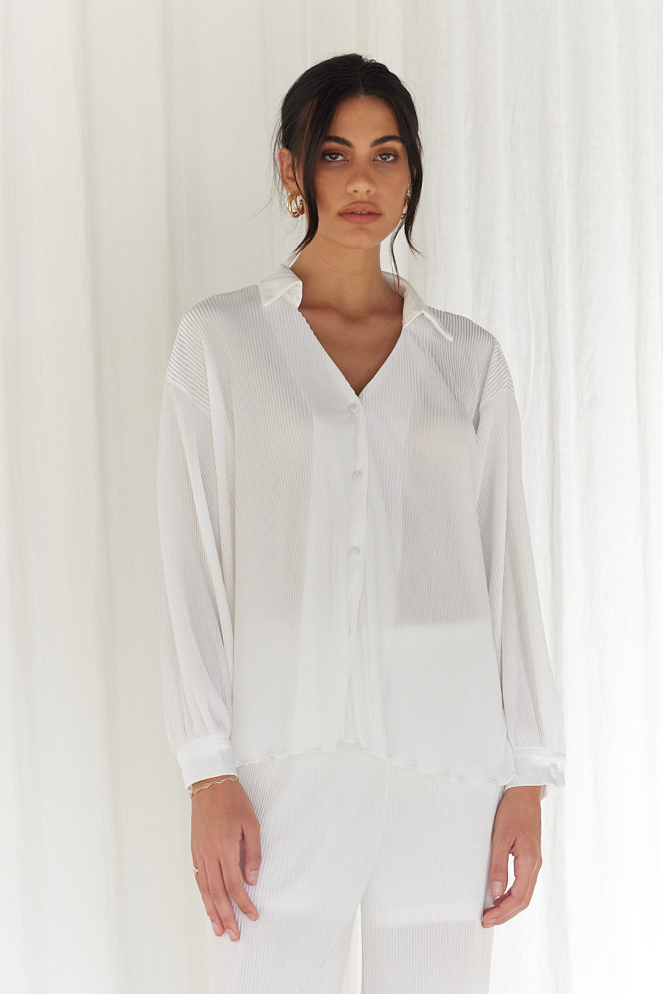 Voyager Shirt White-Seaa Fashion