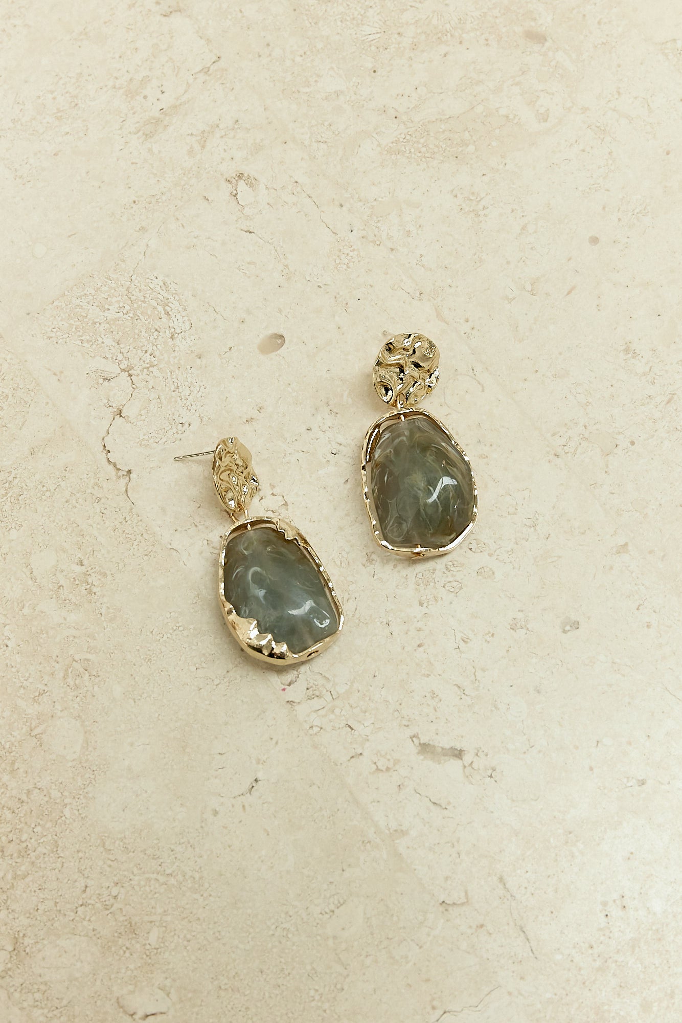 Mona Lisa Earrings Grey-Seaa Fashion