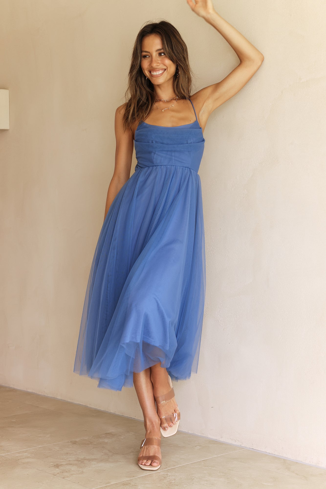 You Gotta Know Maxi Dress Blue-Seaa Fashion