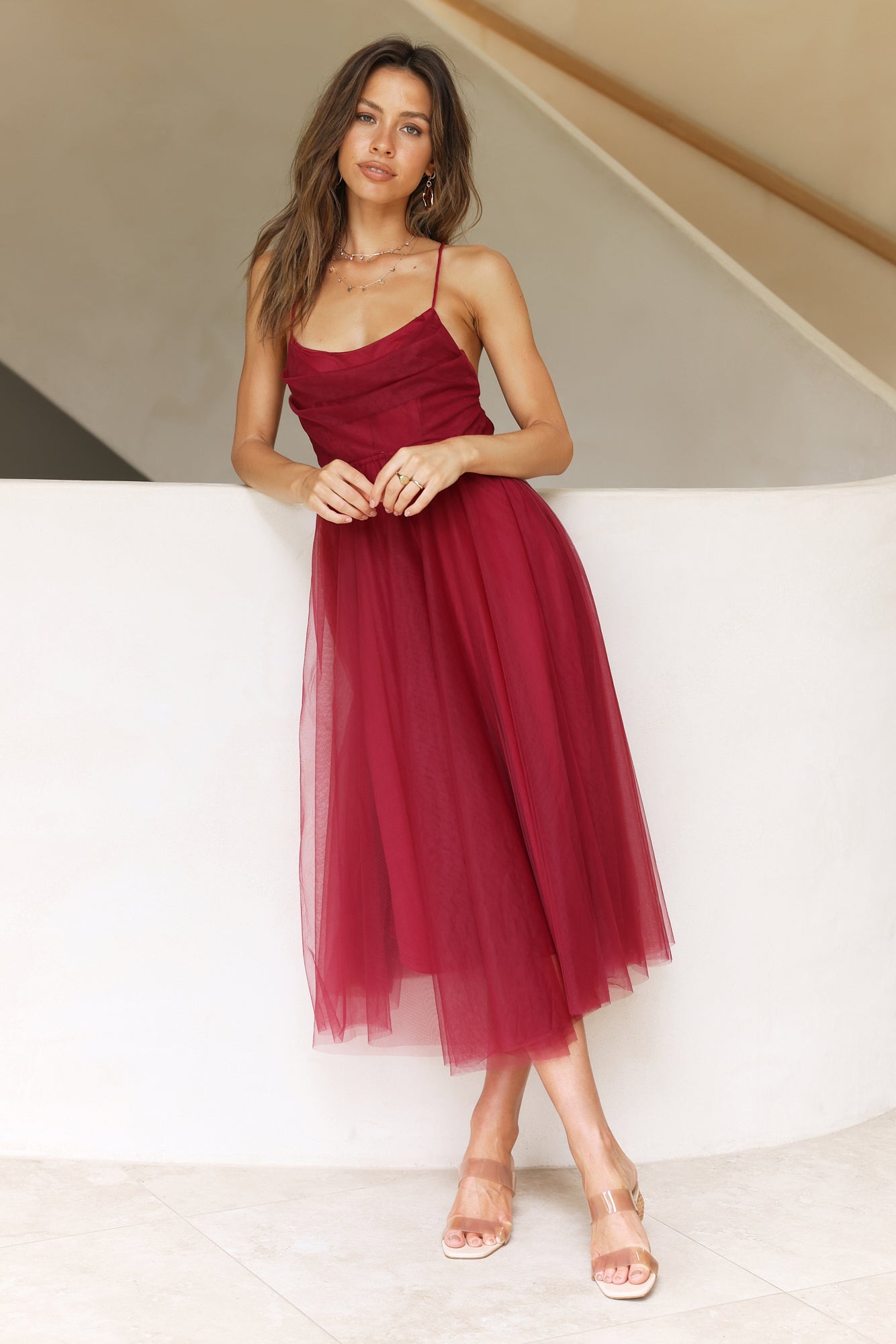 You Gotta Know Maxi Dress Wine-Seaa Fashion
