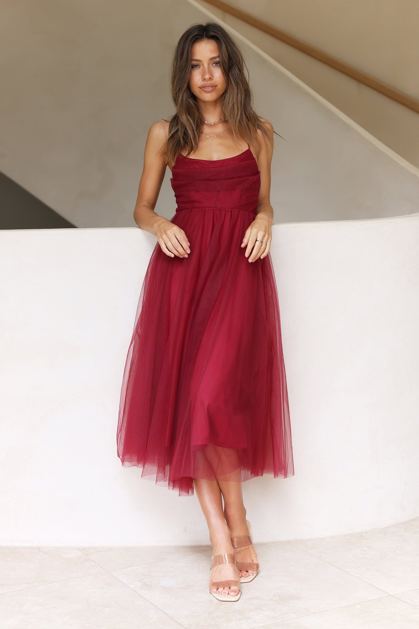 You Gotta Know Maxi Dress Wine-Seaa Fashion