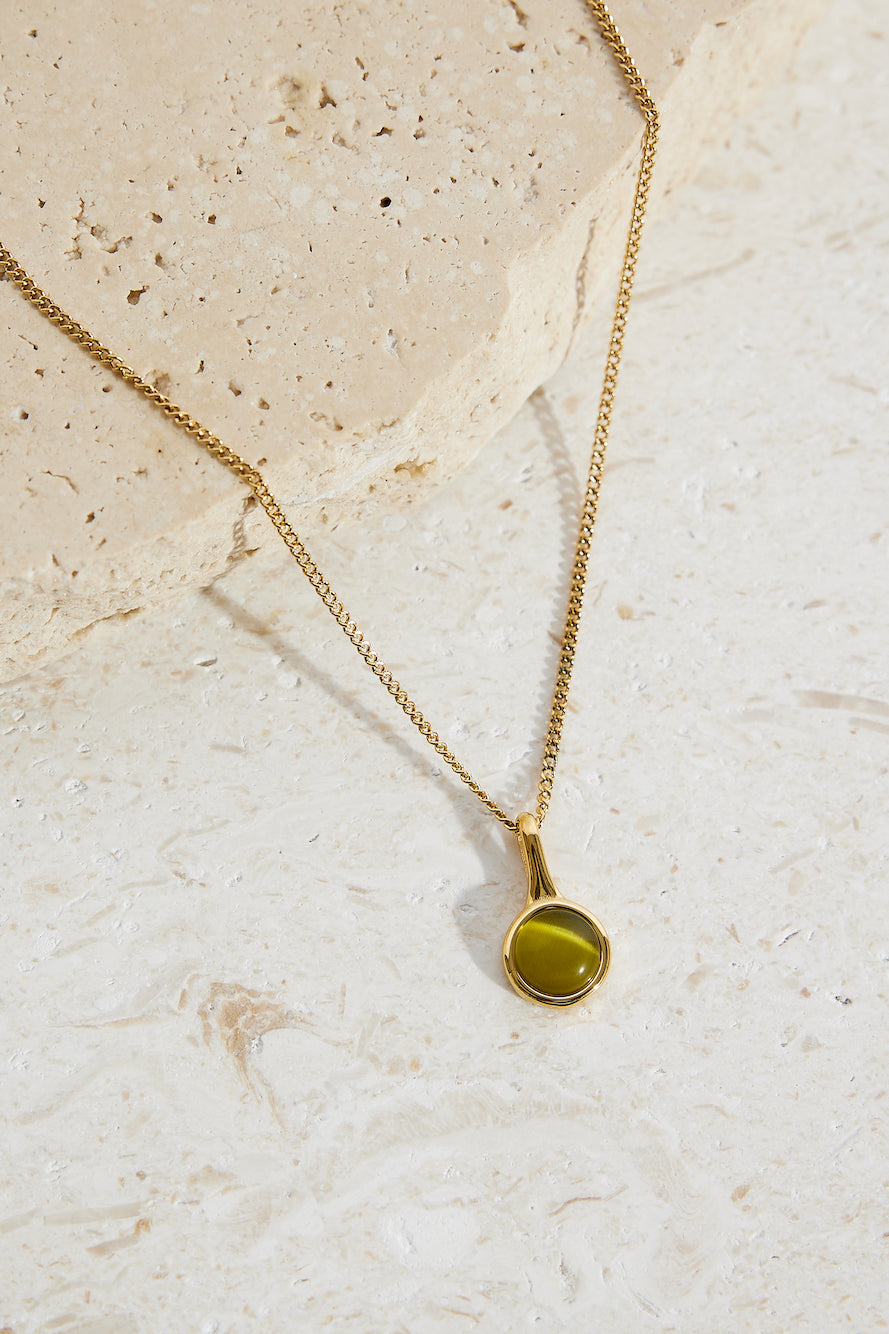 18k Gold Plated Old Money Treasure Necklace Gold-Seaa Fashion