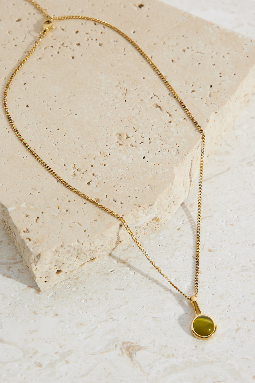 18k Gold Plated Old Money Treasure Necklace Gold-Seaa Fashion