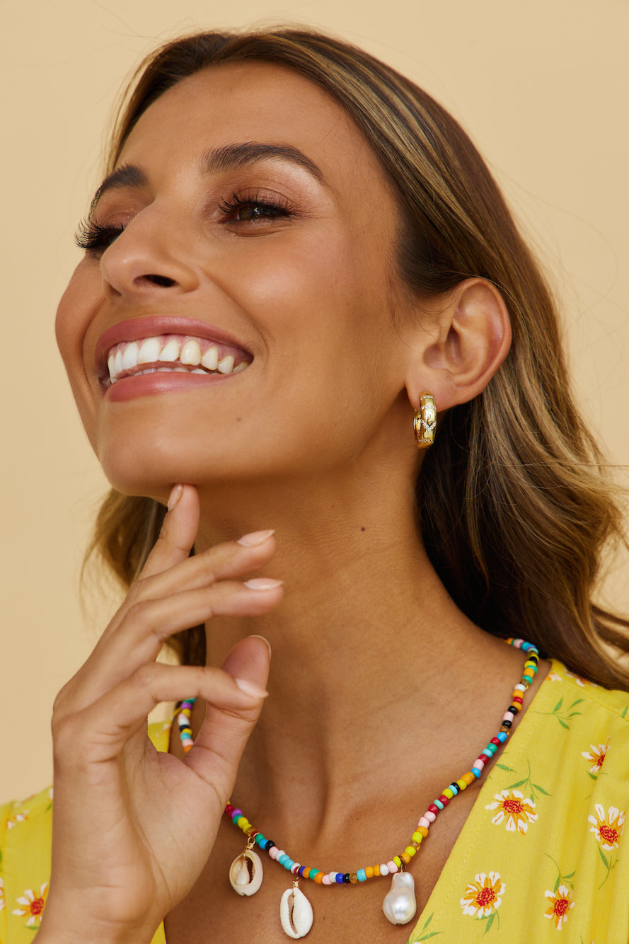 18k Gold Plated Aurelian Earrings-Seaa Fashion