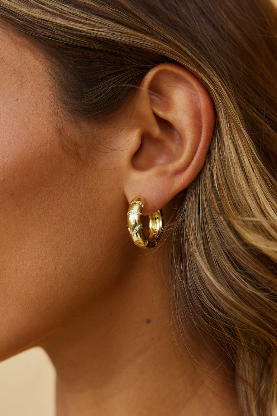 18k Gold Plated Aurelian Earrings-Seaa Fashion