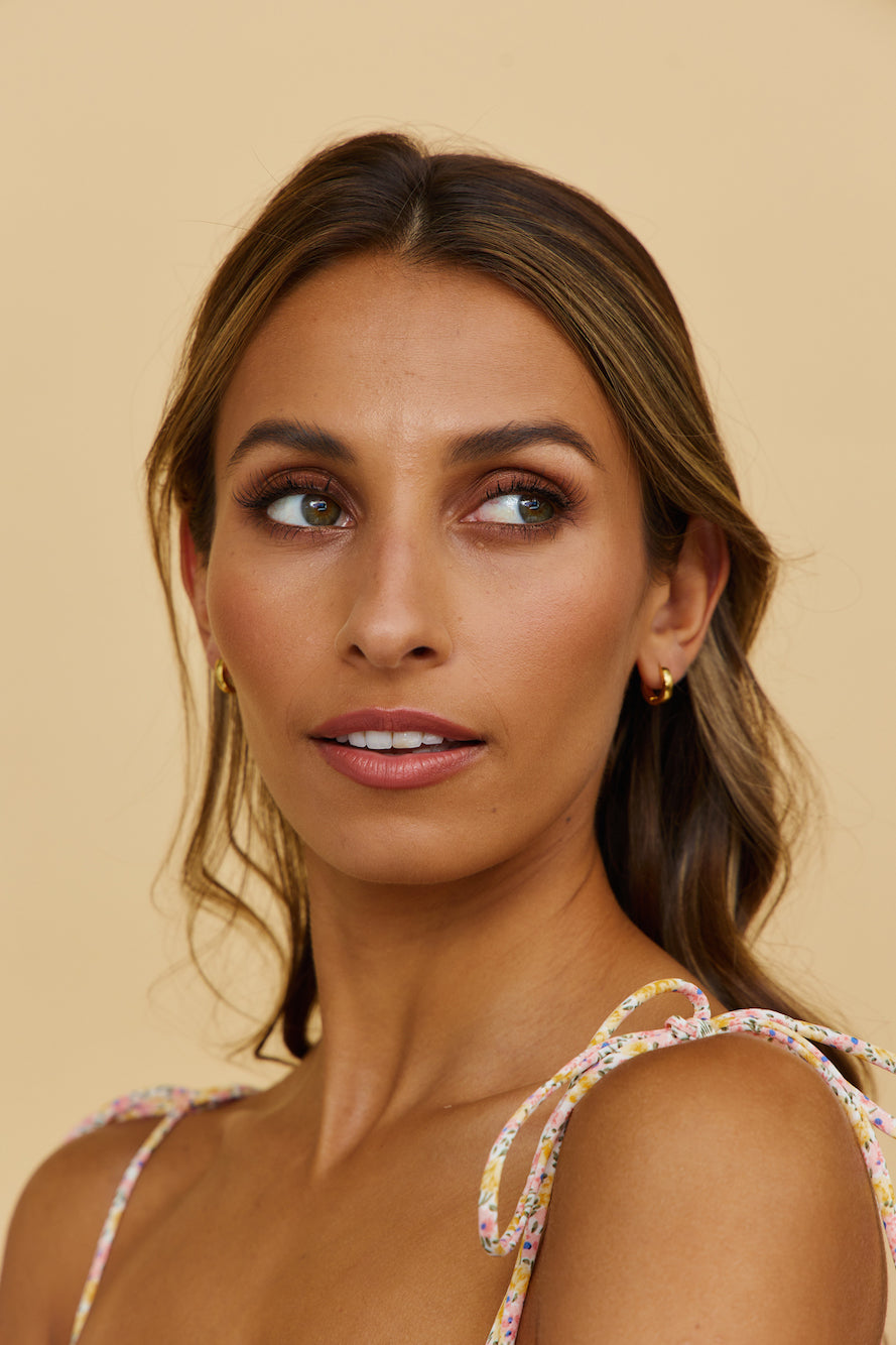 18k Gold Plated Mine Forever Earrings Gold-Seaa Fashion