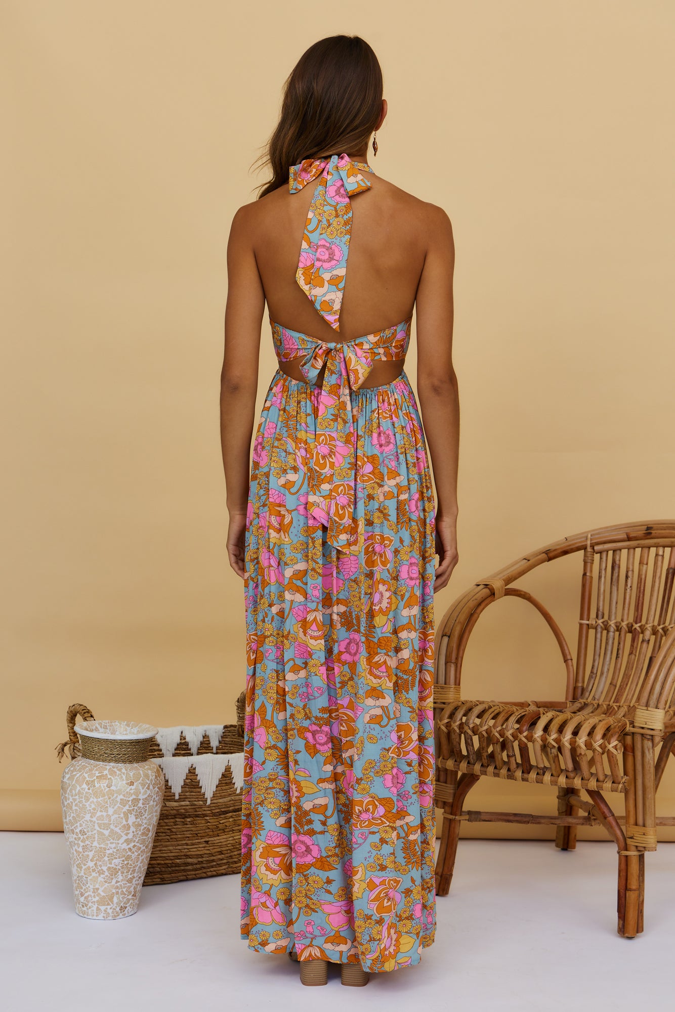 Oasis Pond Maxi Dress-Seaa Fashion