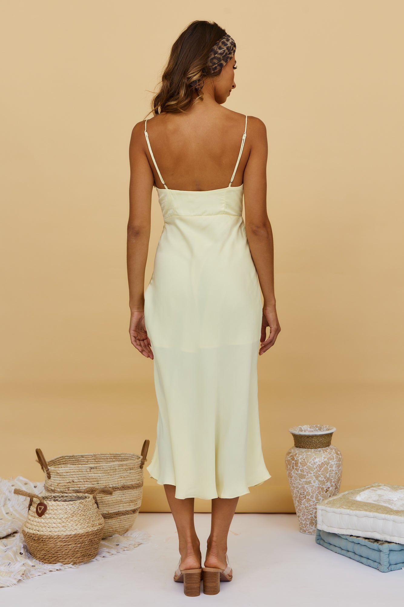 Fresh Lemonade Maxi Dress Yellow-Seaa Fashion