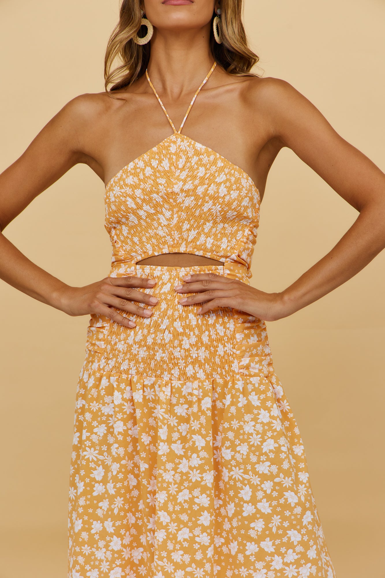 Sweet Citrus Maxi Dress-Seaa Fashion