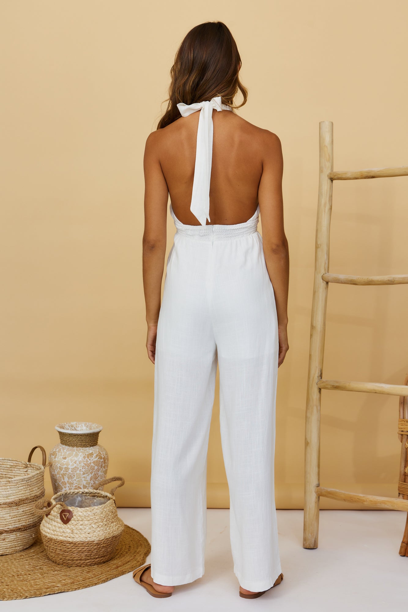 Thriving Summers Jumpsuit White-Seaa Fashion