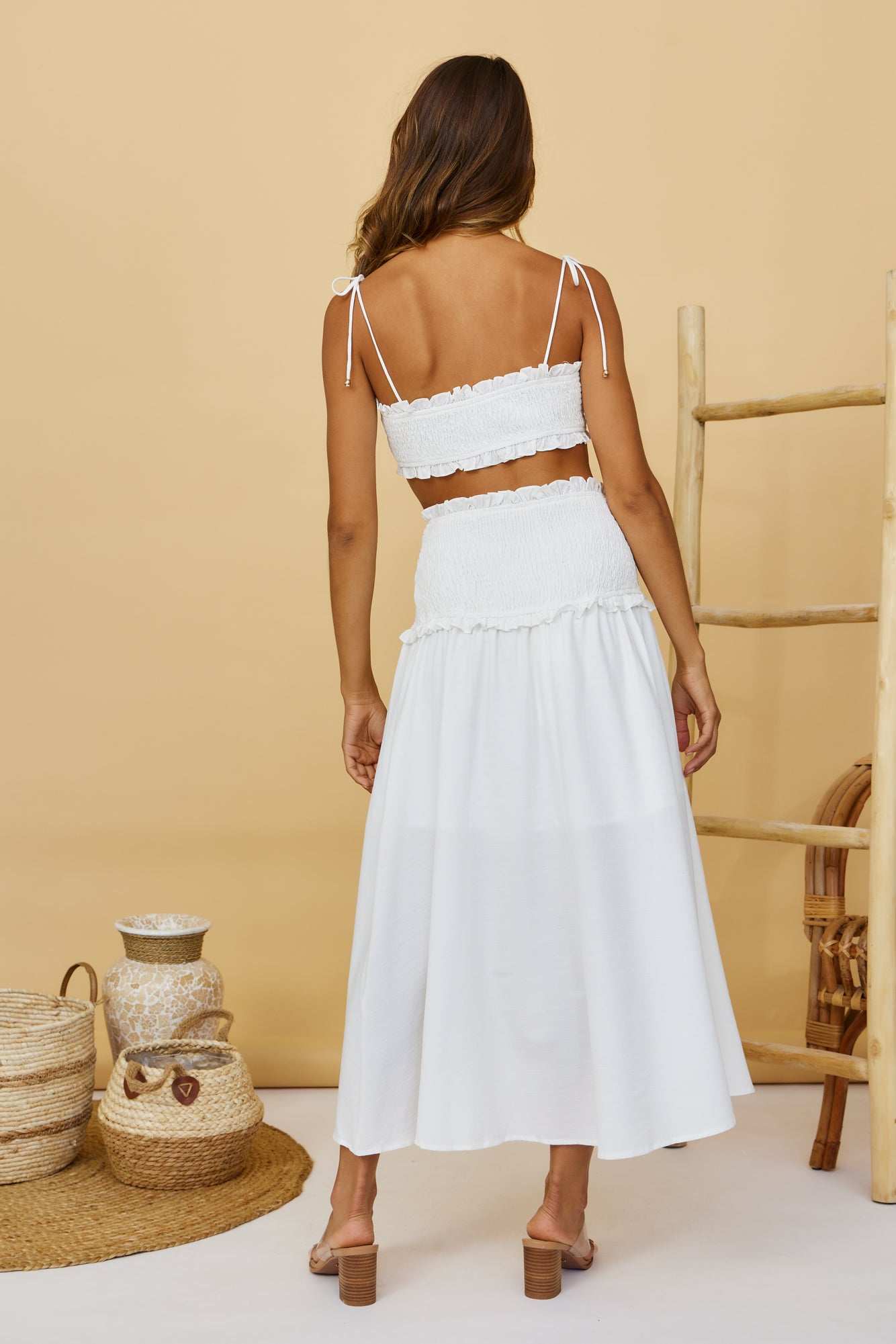 Worthy Enough Maxi Skirt White-Seaa Fashion
