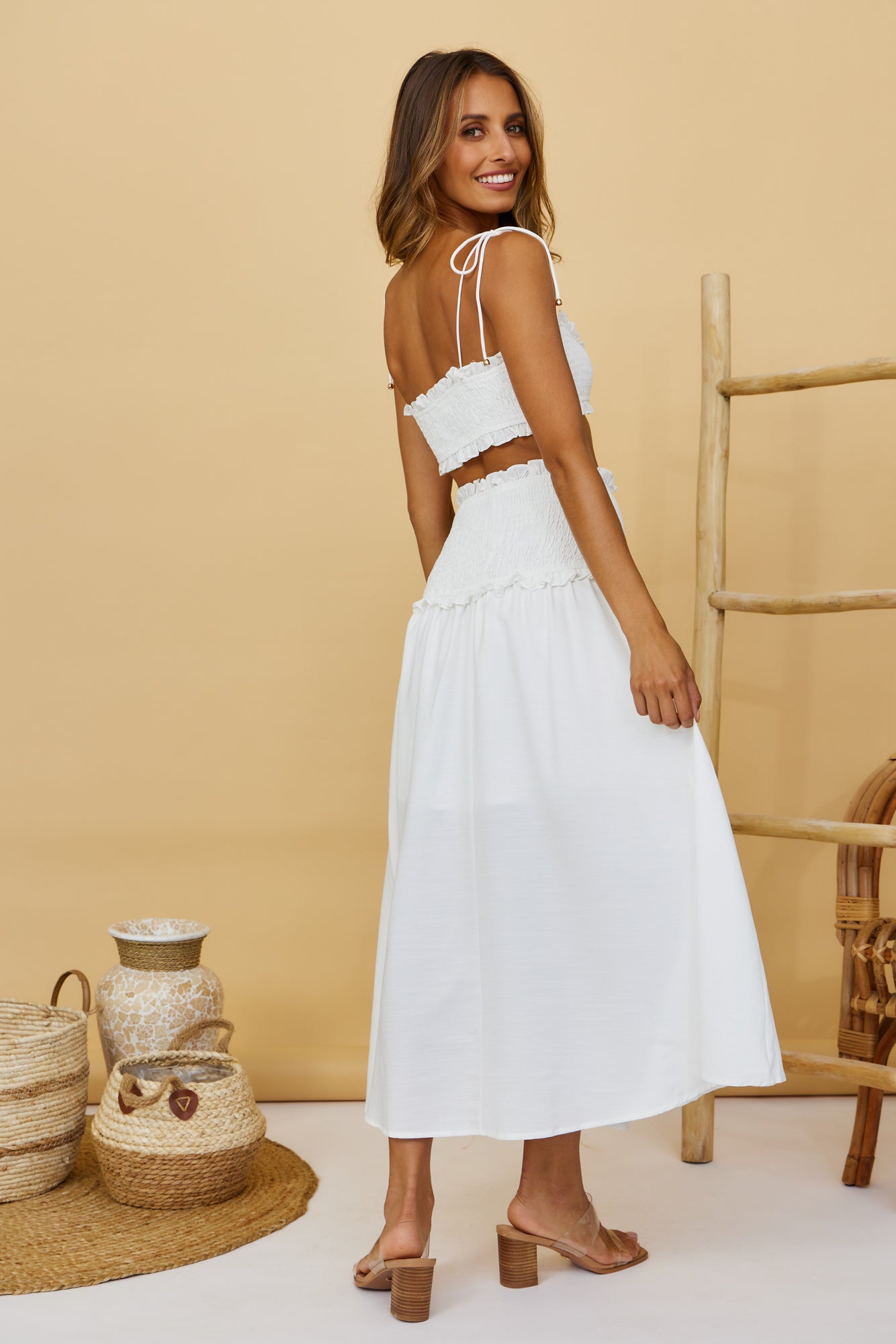 Worthy Enough Maxi Skirt White-Seaa Fashion