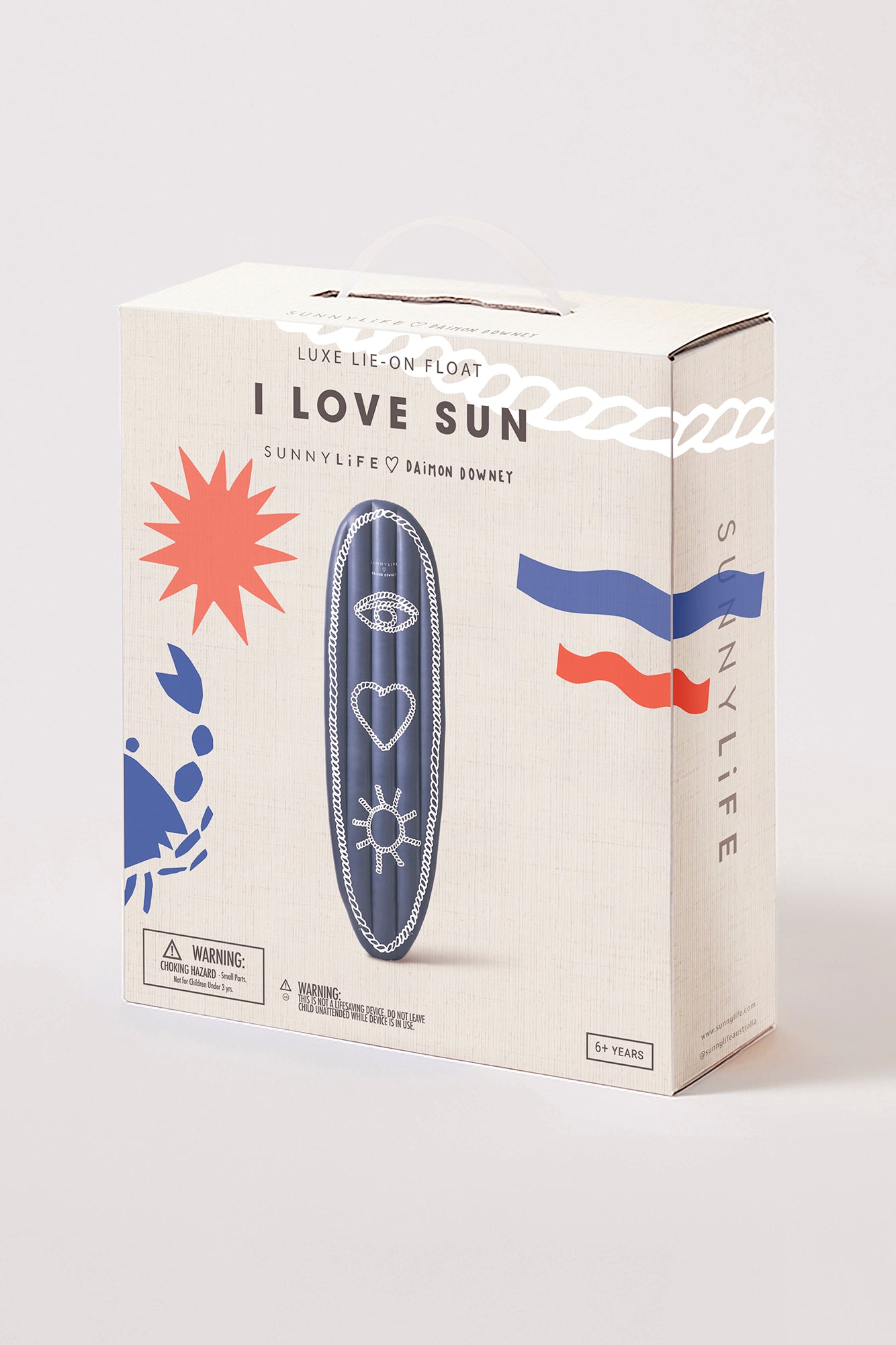 SUNNYLIFE Luxe Lie-On Float I Love Sun-Seaa Fashion