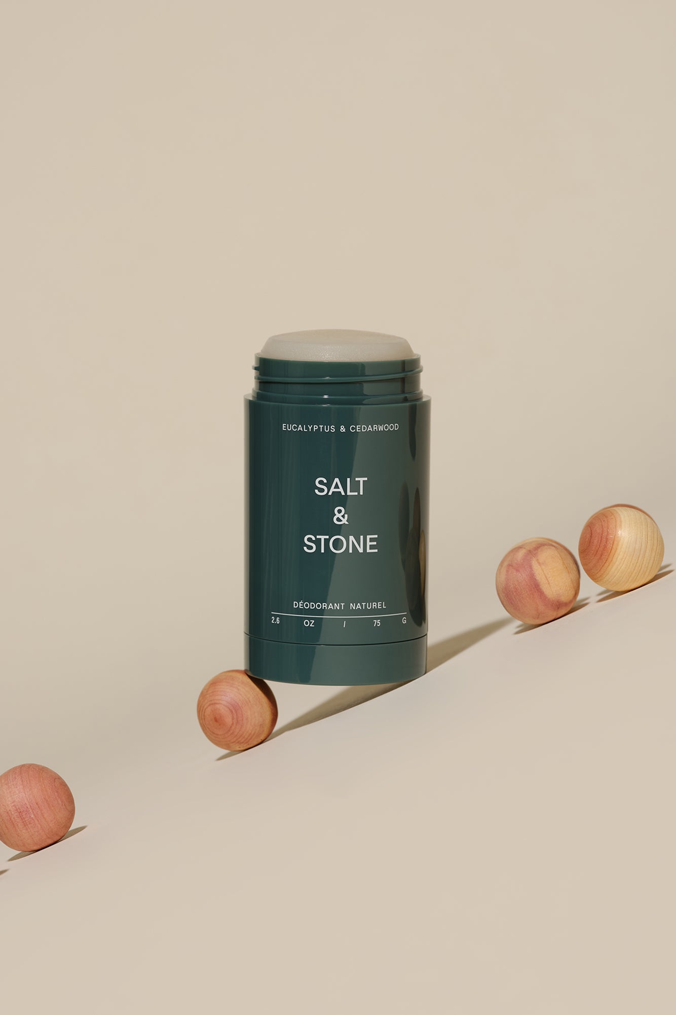 SALT & STONE All Natural Deodorant Eucalyptus and Cedarwood-Seaa Fashion