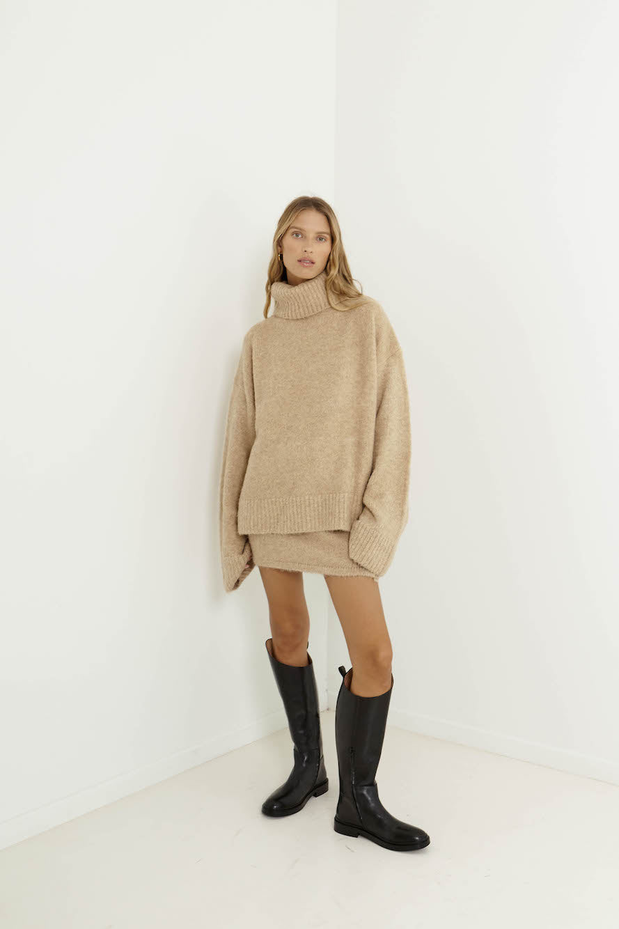 SNDYS Winnie Jumper Beige-Seaa Fashion