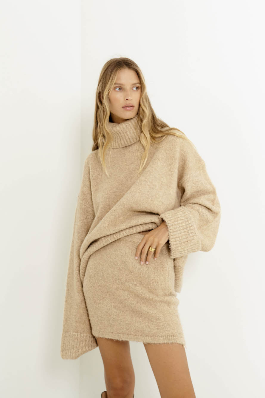 SNDYS Winnie Jumper Beige-Seaa Fashion