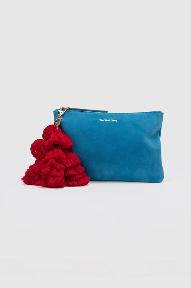 THE WOLF GANG Bedouin Clutch Azul-Seaa Fashion
