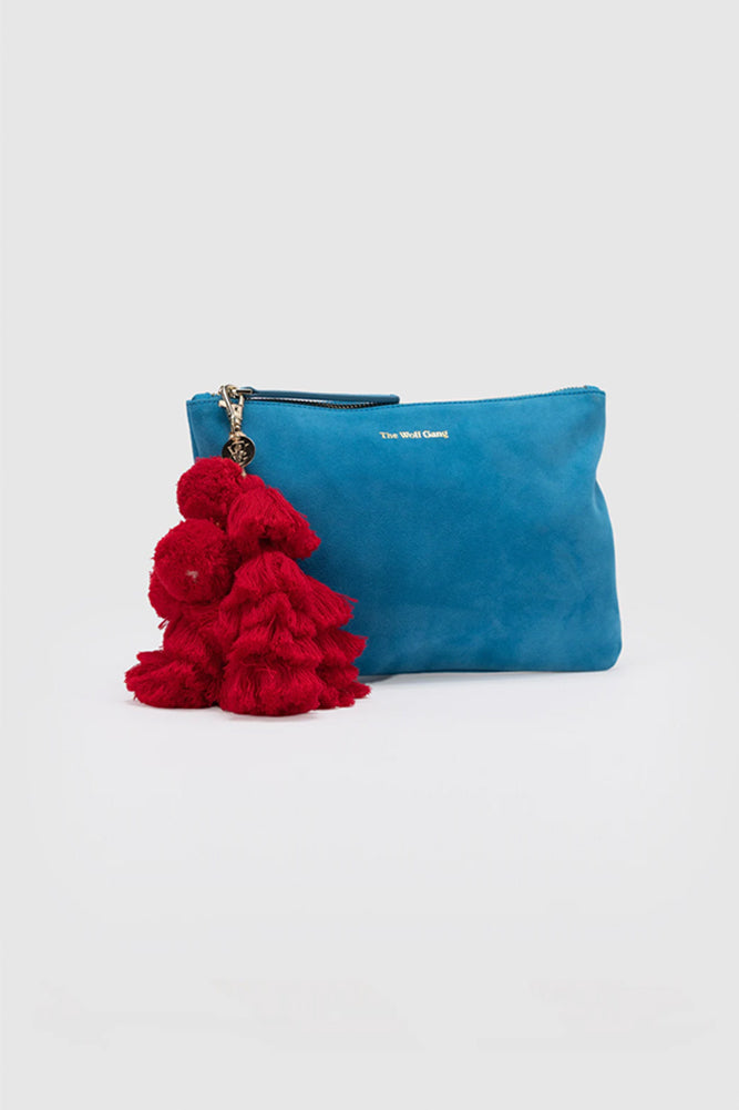 THE WOLF GANG Bedouin Clutch Azul-Seaa Fashion