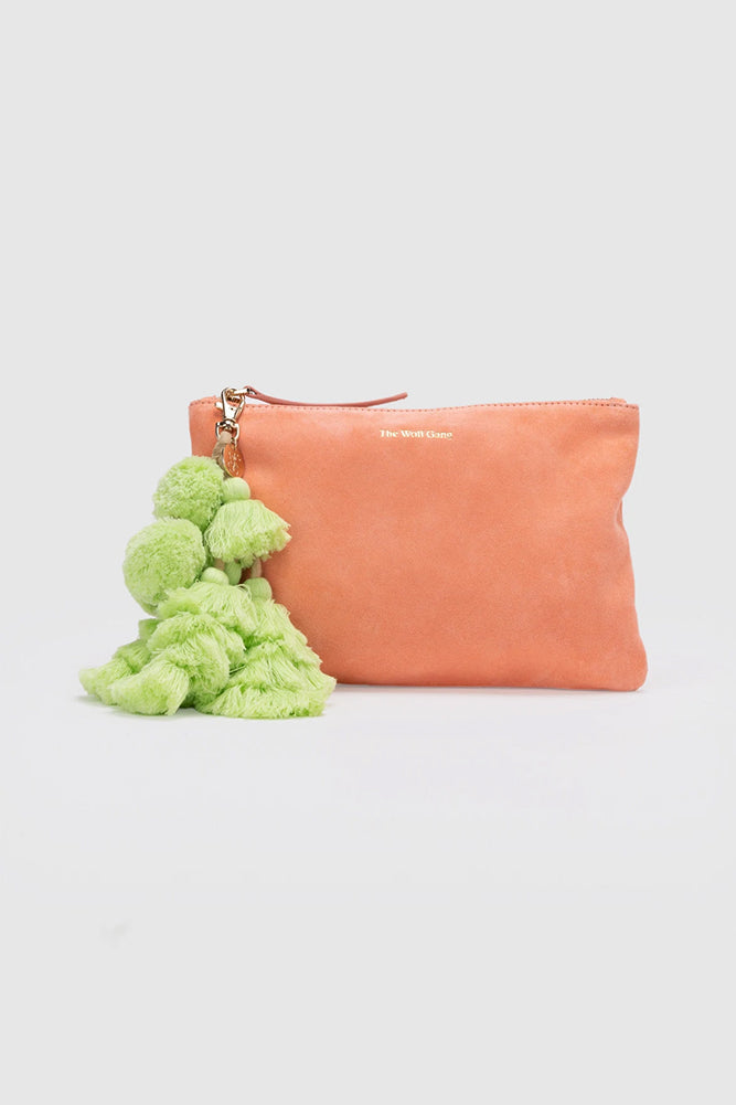 THE WOLF GANG Bedouin Clutch Peach-Seaa Fashion