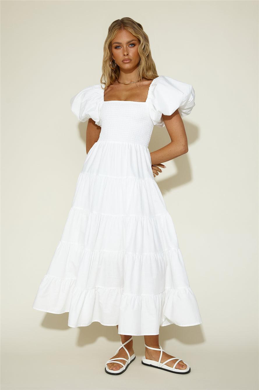 Adela Maxi Dress White-Seaa Fashion