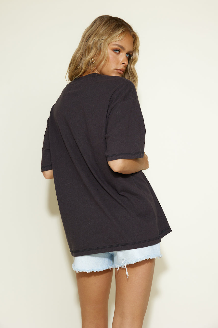 WRANGLER Galene Oversized Tee Black-Seaa Fashion