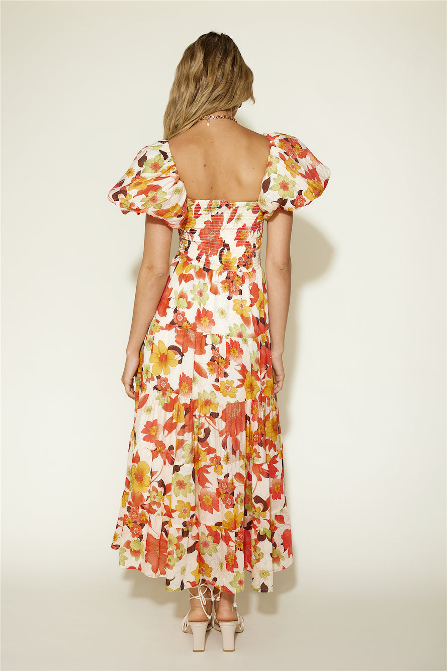 Autumn Dreams Maxi Dress Floral-Seaa Fashion