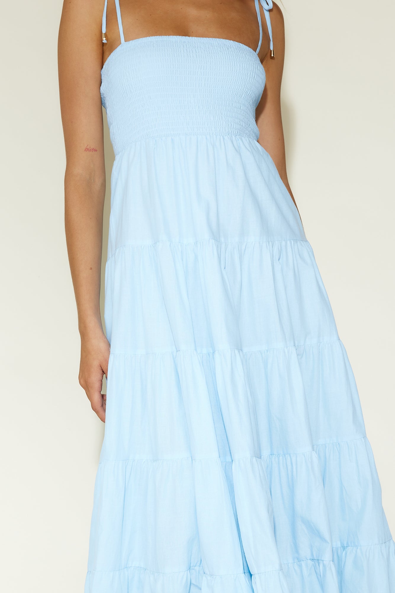 Wish You Would Maxi Dress Blue-Seaa Fashion