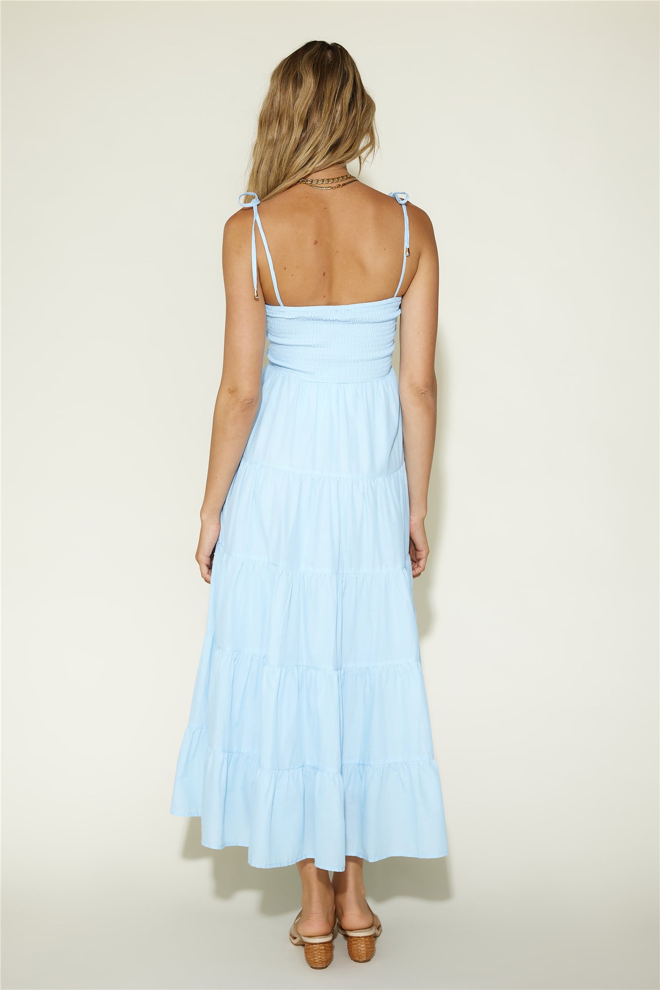 Wish You Would Maxi Dress Blue-Seaa Fashion