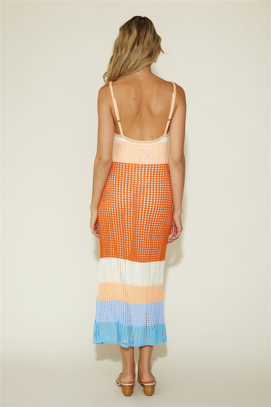 Gone Again Maxi Dress Multi-Seaa Fashion