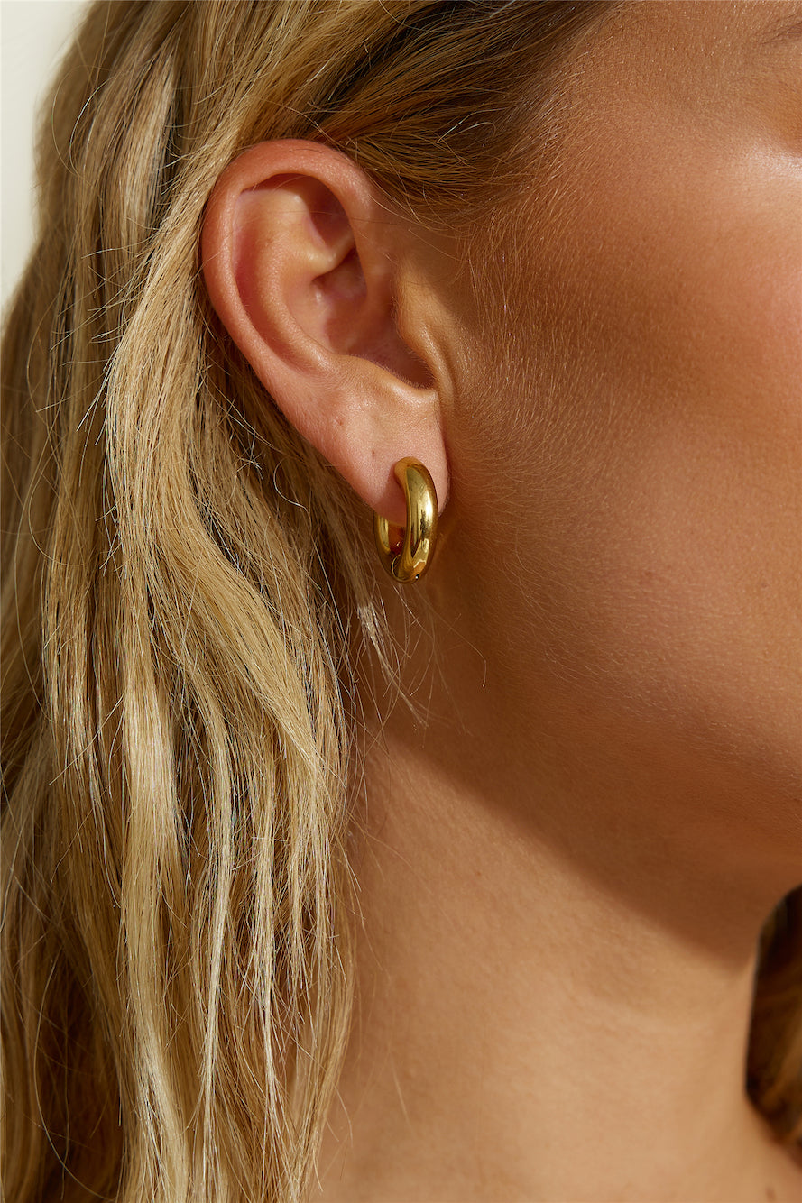 18k Gold Plated In Your Wonder Earrings Gold-Seaa Fashion